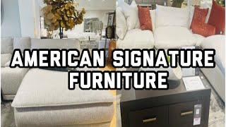 American Signature Furniture! Couch shopping with me️🪑