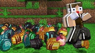 Minecraft: TODA VEZ QUE EU PULO MEUS ITENS MULTIPLICAM!