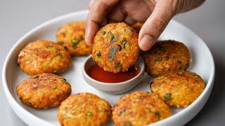 Don't Waste Leftover Rice, Better You Can Make This Snacks Recipe For Evening | Rice Veg Snacks