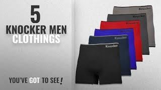 Top 10 Knocker Men Clothings [ Winter 2018 ]: Nylon Stretchable Compression Boxer Brief 6-Pcs Set,