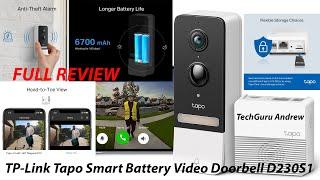 TP-Link Tapo D230S1 Smart Battery Video Doorbell