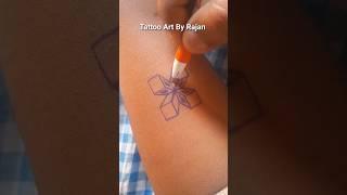 Nice tattoo with pen at home | Tattoo Art By Rajan