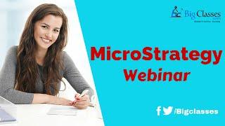 MicroStrategy 10.3 Training tutorial - MicroStrategy Demo - Bigclasses