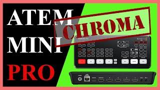  Cómo configurar el Chroma Key en el ATEM Mini Pro 