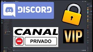 Como crear un canal privado en Discord