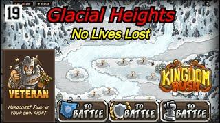 Kingdom Rush / Glacial Heights ( Veteran ) - All Modes / Gameplay Walkthrough