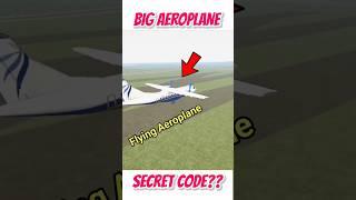 FLYING BIG AEROPLANE IN INDIAN BIKES DRIVING 3D|| Secret Cheat Code #shorts