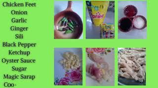CHICKEN FEET SPICY AND SWEET ||| Elvira's TV cooking vlog #12