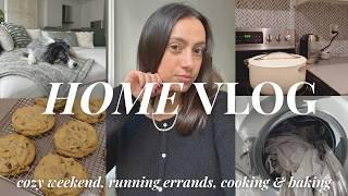 HOME VLOG  cozy + productive weekend, "me time", running errands, organizing + testing a Tesla!