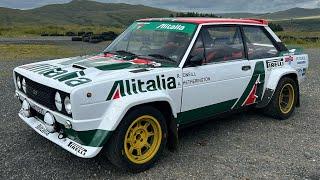 Fiat 131 Abarth - TARMAC TEST - Wales June 2024