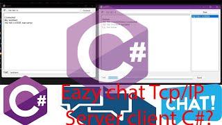 Chat tcp/ip server client C# Super Eazy