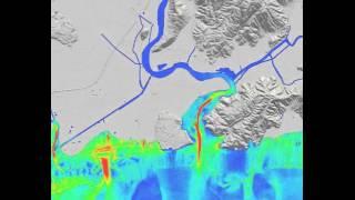 Tsunami run-up analysis in Ishinomaki coast area by MPS method