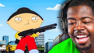 Stewie has BLACK AIR FORCE ENERGY in Family Guy!