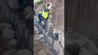 limestone concrete retaining wall construction – step by step guide 