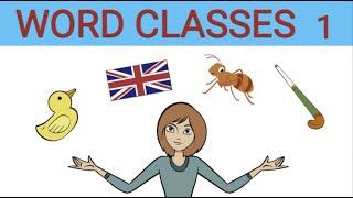 Word Classes, Part 1 - English grammar, MISTAKETIONARY® project