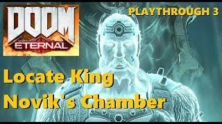 DOOM ETERNAL 2020 (Locate King Novik's Chamber) STRATEGY GUIDE 3 Xbox One/Ps4/Steam