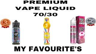 Premium Dessert Flavour Vape Liquid Review (70/30)