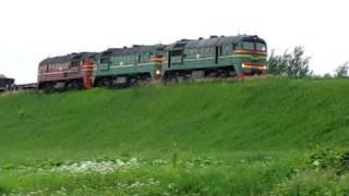 Latvian Railway`s  LDZ diesel locomotive M62