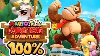 Mario + Rabbids Donkey Kong Adventure - 100% Longplay Full Game Walkthrough Gameplay Guide