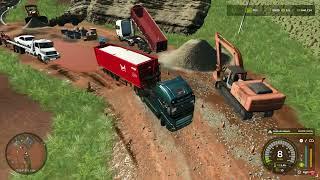shipping limestone by tractor and truck making a lot of money part 2 farming 25
