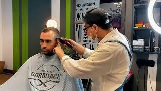 #best #barber#habib #barbershopborodach #borodach Master class from a professional barber