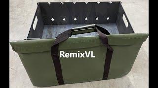 Магазин RemixVL: Видео Мангал + сумка разборный складной толщина 2мм "RemixVL"