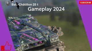 Bat.  Chatillon  25 t  - WoT BLitz - Quick game 2024!