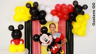 mickey mouse birthday decoration  balloon mickey mouse - birthday decoration ideas at home