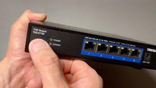 TRENDnet TEG-S750 10G 5-Port RJ45 Fanless Switch