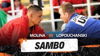 MOLINA Hanz vs LOPOUCHANSKI Ivan. Pan American Sambo Championships 2023