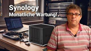 Synology fit halten: monatliche Wartung!