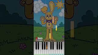 FNAF ANIMATION Fredbear & Friends @Cypercat | Easy Piano Tutorial