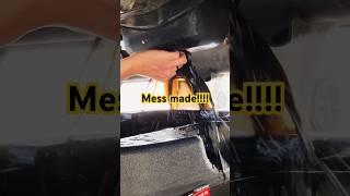 Oil Change Fail…… #automobile #tutorial  #tutorialfail #lifefailure #hurtego