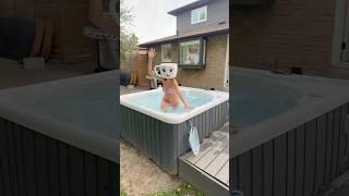 BALLERINA CAPPUCCINA IN HOT TUB!!