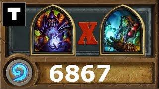 Hearthstone 6867 Rank 18 Warlock vs Shaman!