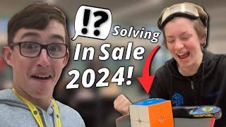 I SCARED HIM... TWICE + YTWB!?!? | Solving In Sale 2024 | Rubik's Cube Competition Vlog