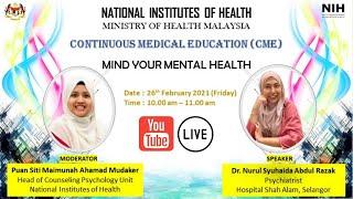 NIH CME: Mind Your Mental Health