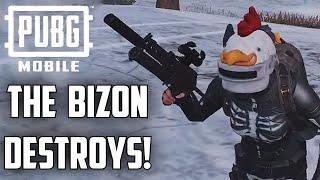 THE PP-19 BIZON DESTROYS! - PUBG MOBILE