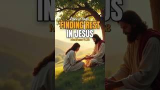 Finding Rest in Jesus | Daily Devotion #morningprayer #dailyprayer #christianmotivation
