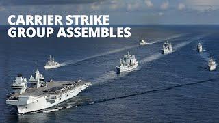 Carrier Strike Group forms up for NATO exercise