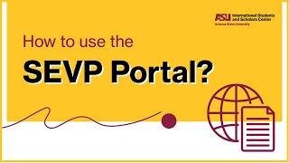 How to use the SEVP Portal while on OPT?