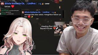 Ndan silvia mampir ke stream bang AL jadi bijaksana dikirim mediashare "normal ga sih"