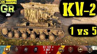 World of Tanks KV-2 Replay - 7 Kills 3K DMG(Patch 1.4.1)