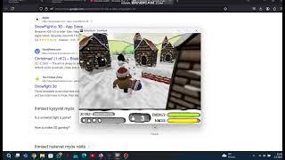 Three Dimensional Snowfight 3D Aim Mode: Hard Speedrun (9:43:98)