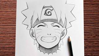 How to draw Naruto | Easy anime sketch