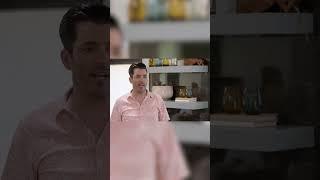 Jonathan Scott's Incredible Kitchen Island Renovation! #propertybrothers #hgtv #shorts