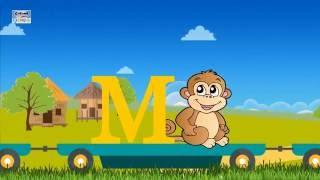 ABC Song For Beginners | Preschool ABC Song With Alphabet Train  | #catrackkidstv