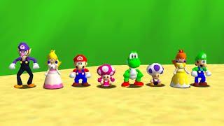 Super Mario 64 (8 Players) - Full Game 100% Walkthrough