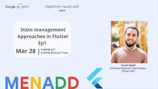 State management Approaches in Flutter Ep1 ( Tarek Alabd )