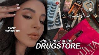 testing hot new drugstore makeup products *makeup tutorial and shop with me!*
